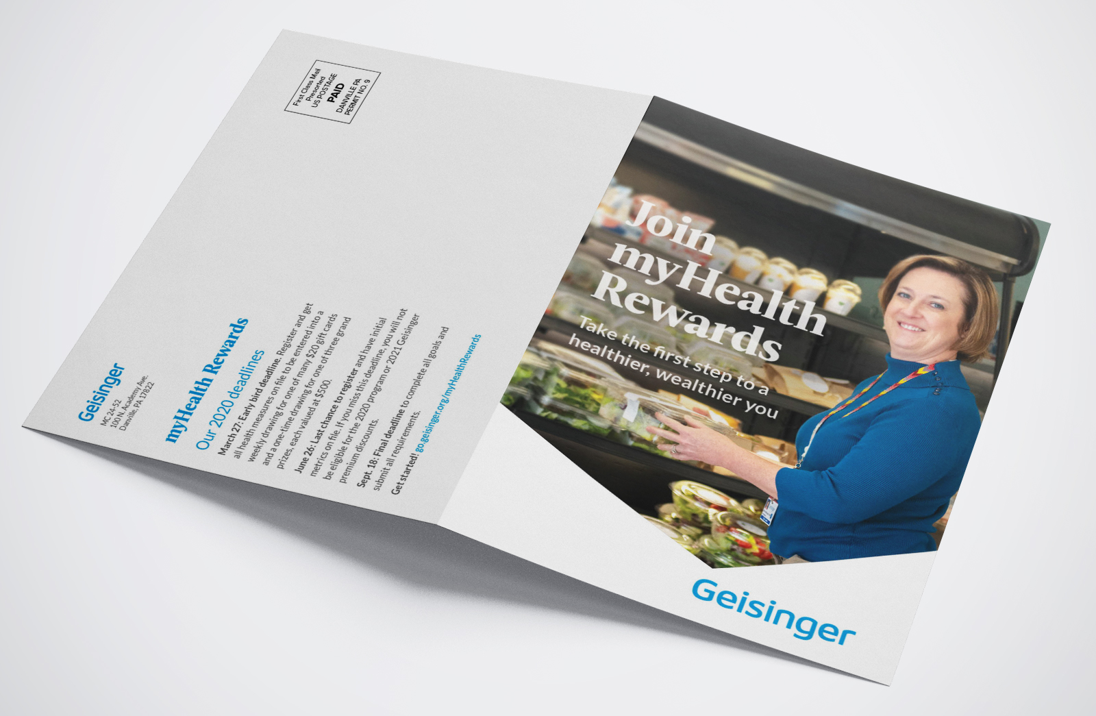 Geisinger MyHealth Rewards 2020 home mailer